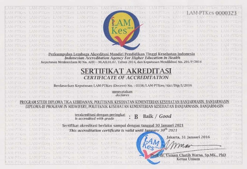 sertifikat kebidanan DIII